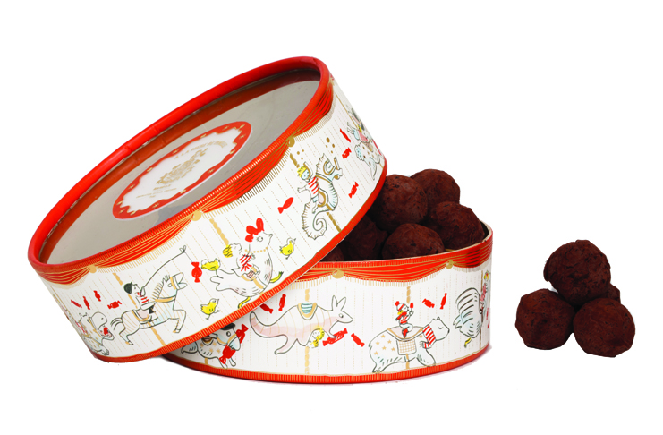 À Noël, les truffes À la Mère de Famille font leur manège !
