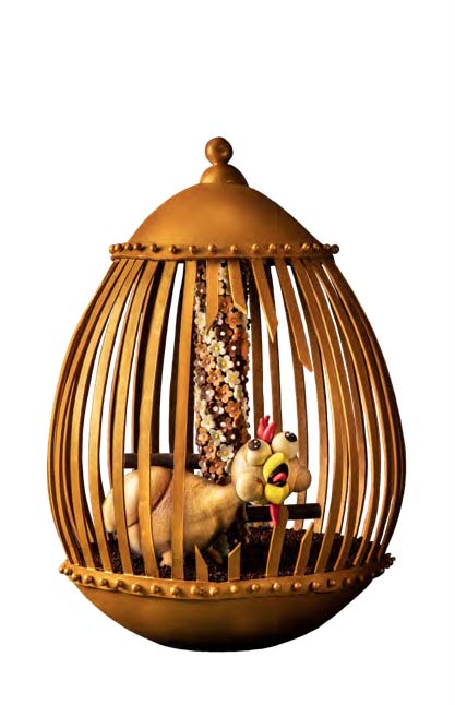 Terre Blanche : la poule en chocolat à offrir ou à partager