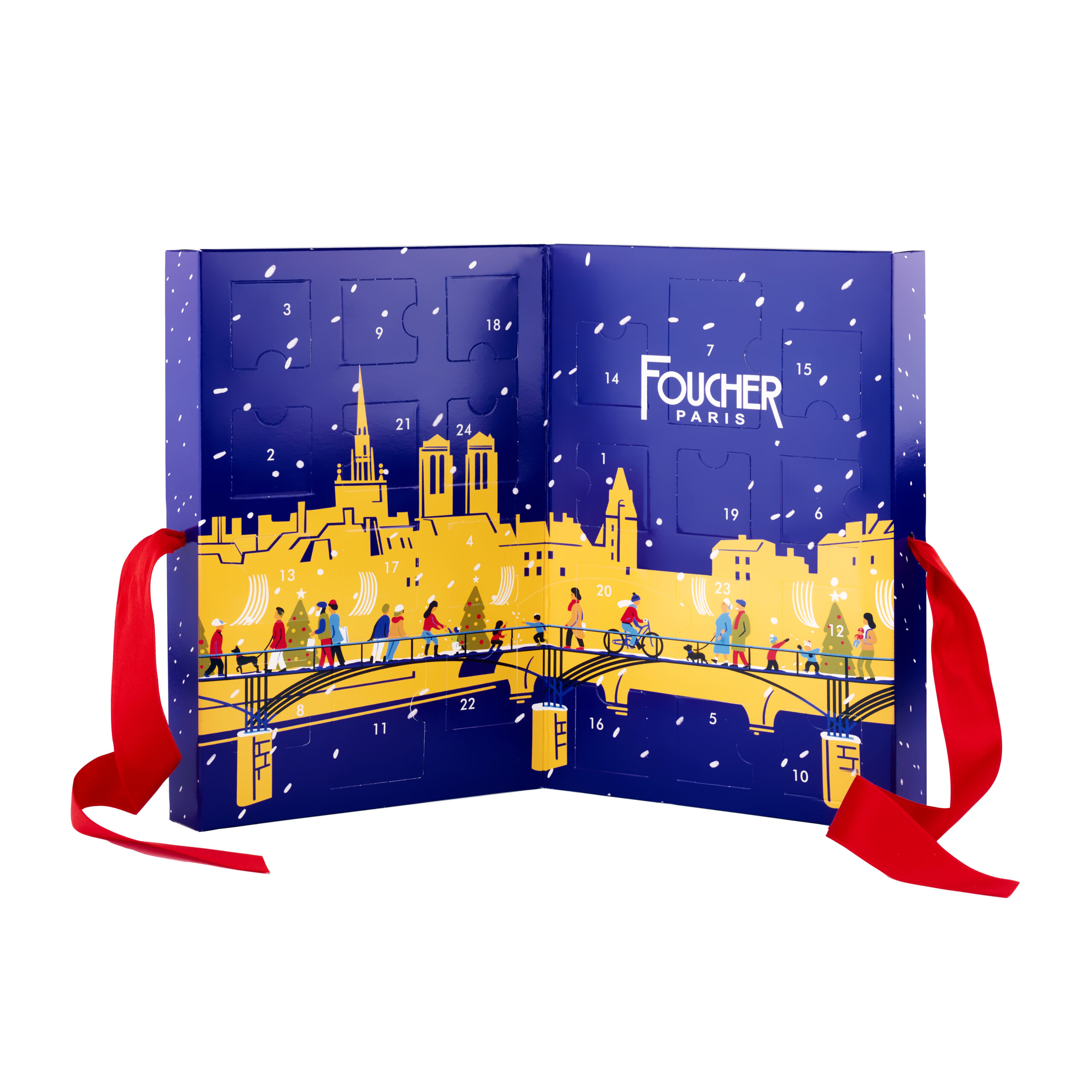 Chocolat Foucher : une interprétation vive et lumineuse de Paris en hiver