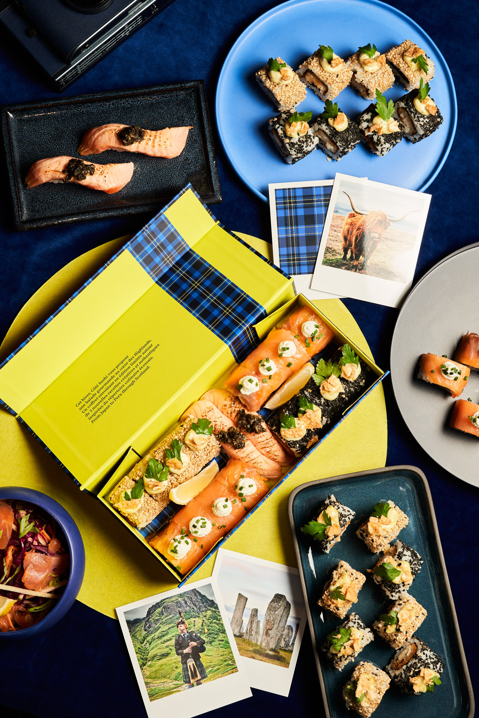 Départ pour l’Écosse avec la nouvelle box Côté Sushi