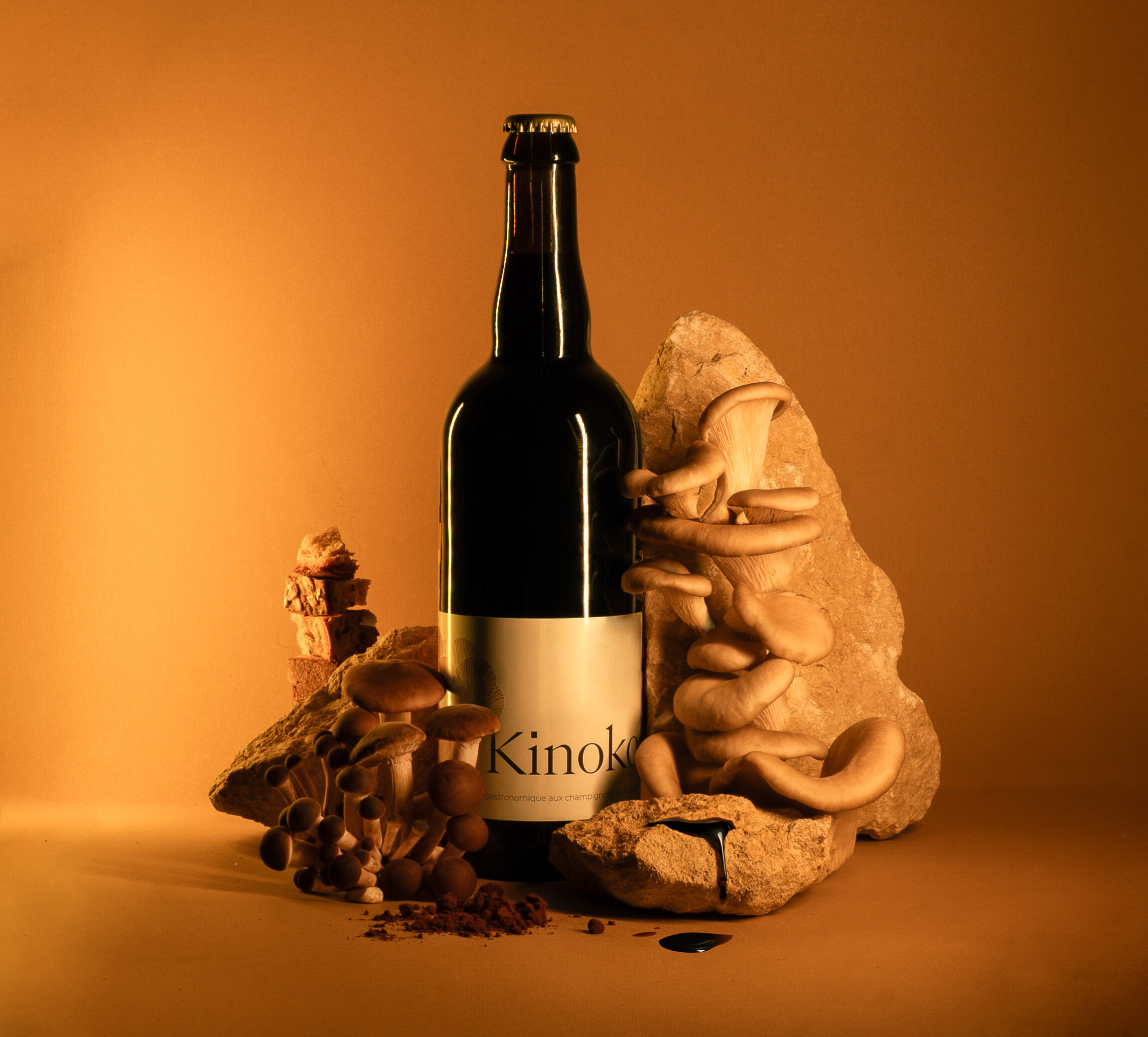 Bière au champignon : un création du Chef étoilé Charles Coulombeau