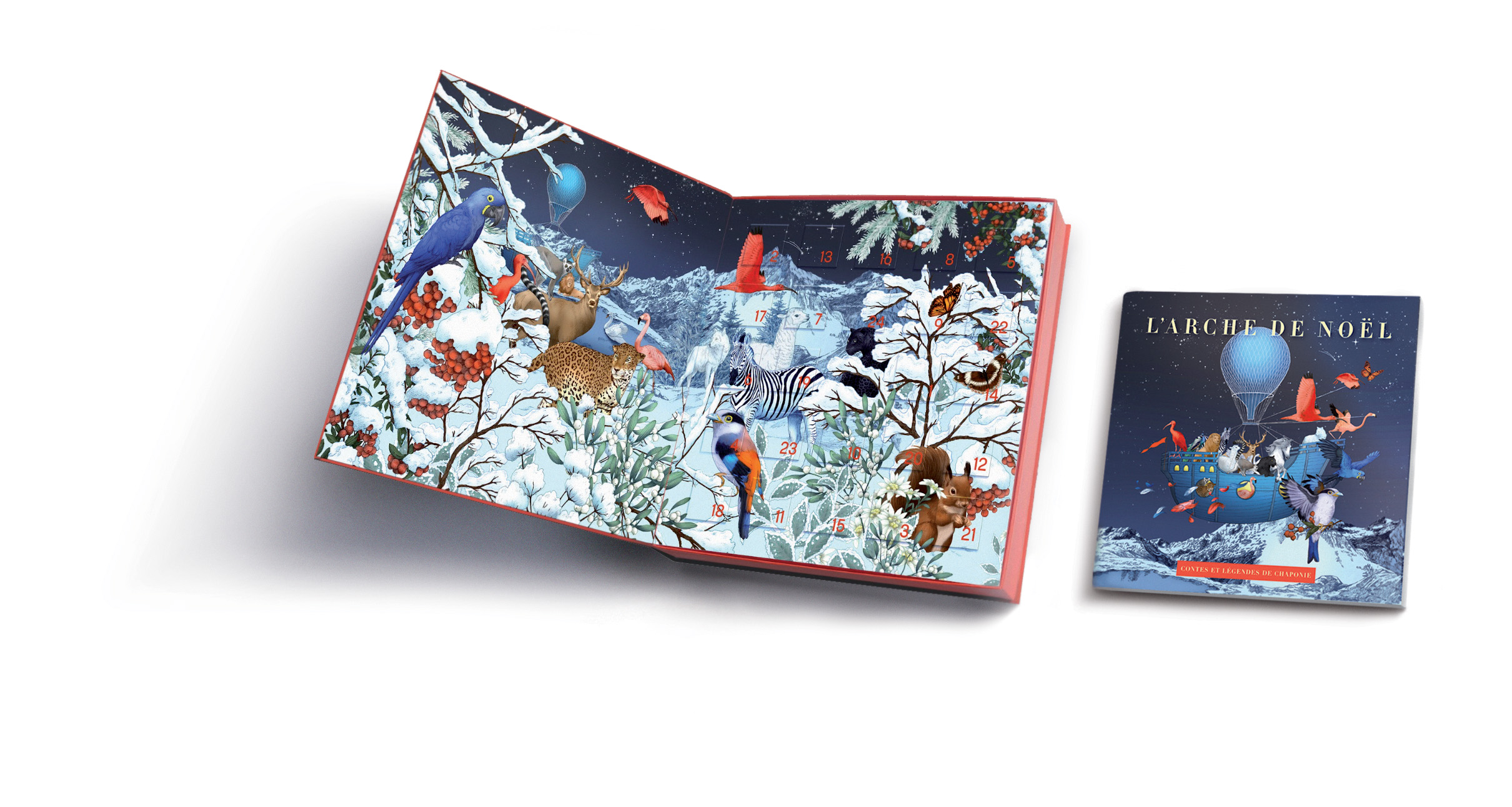 Chaque jour un chocolat et un chapitre de conte de Noël