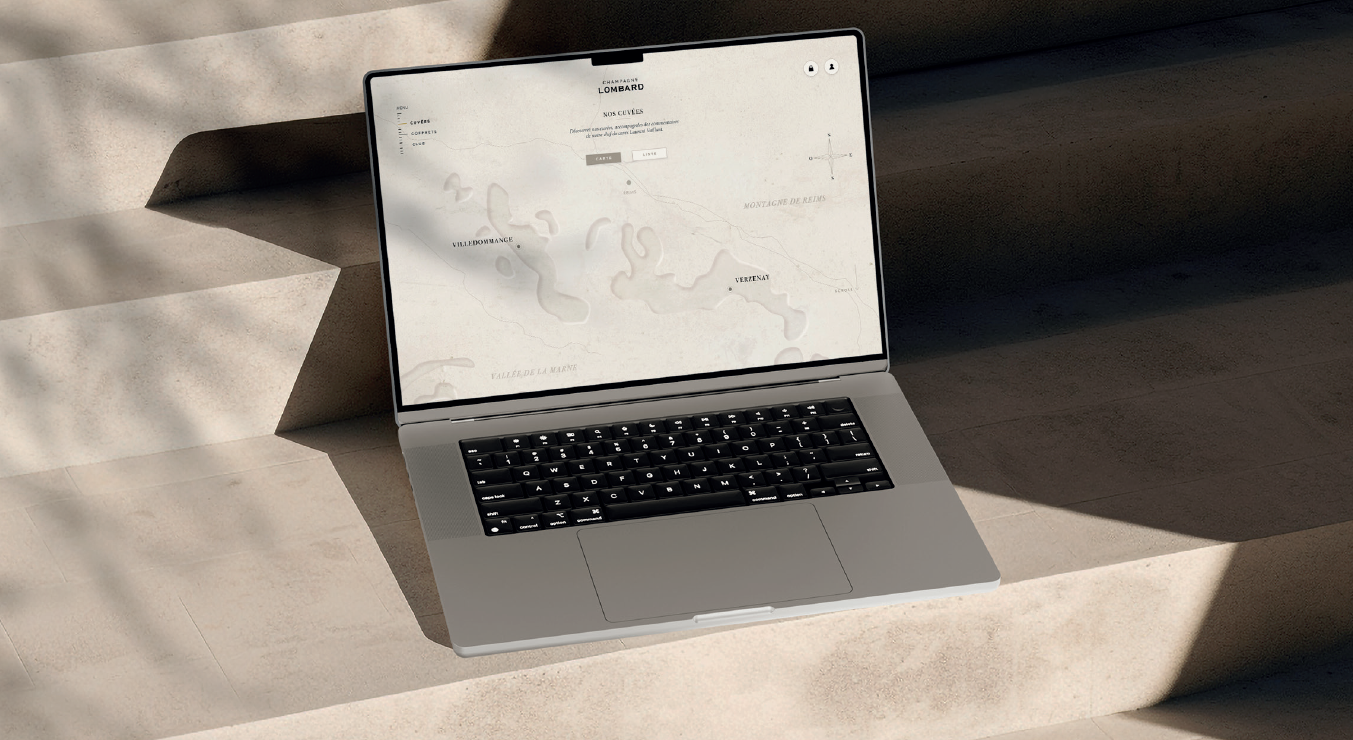 La maison Lombard dévoile son site e-commerce pour les amateurs de bulles fines.