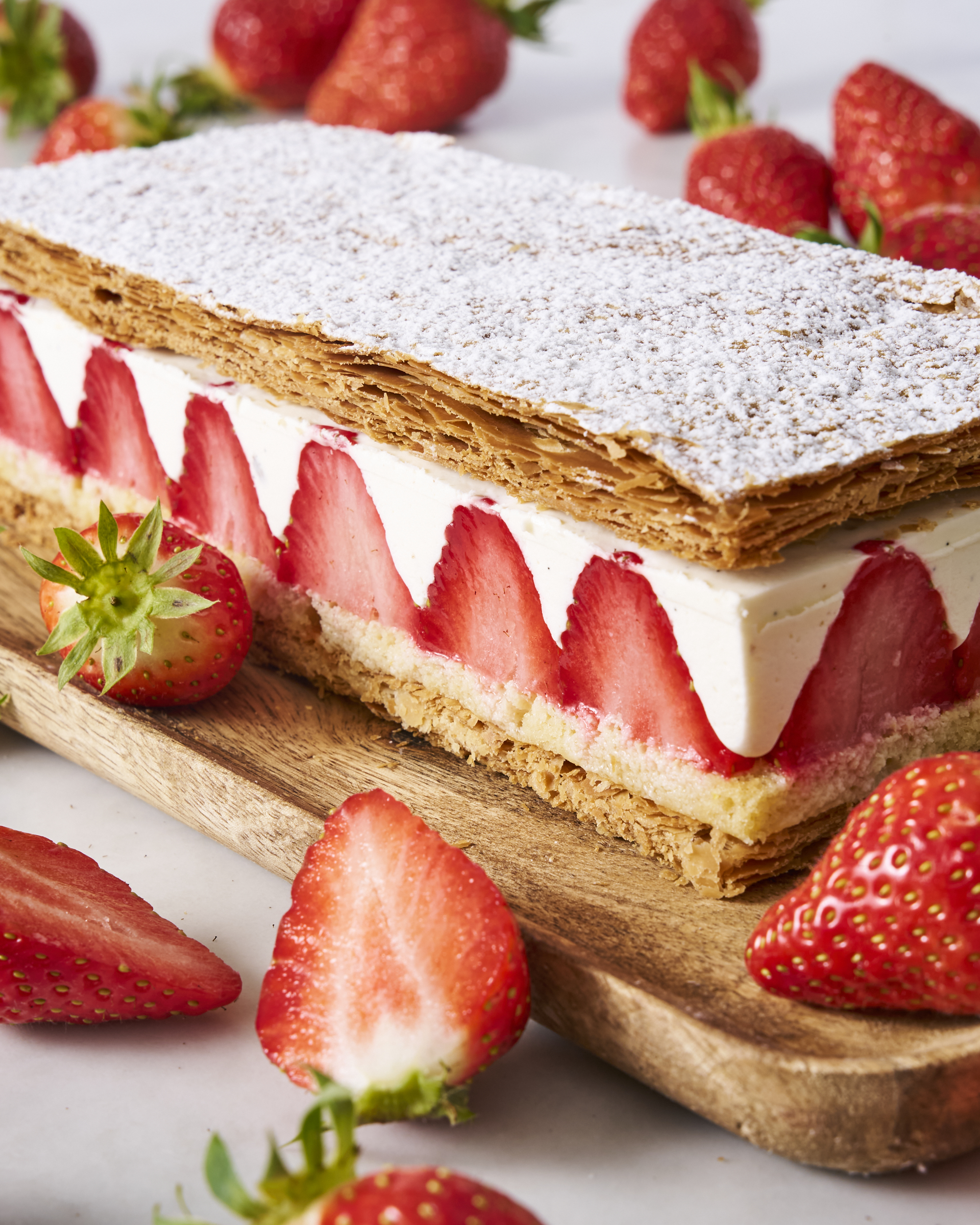 Millefeuille à la Fraise Label Rouge par Philippe Conticini