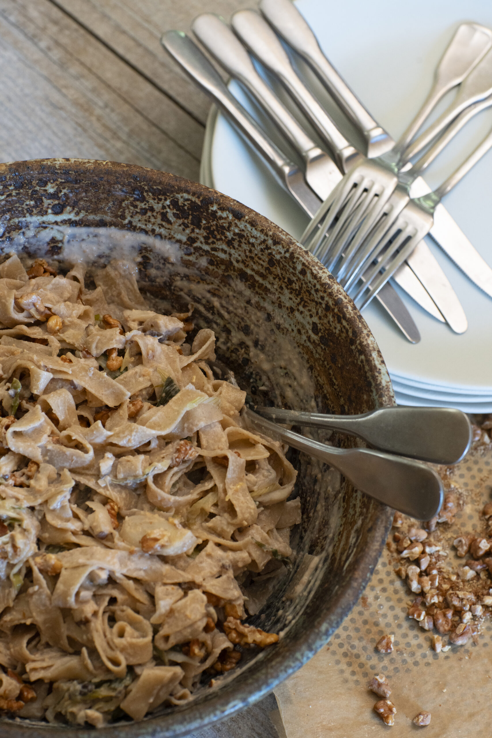 Sauce onctueuse pour pâtes aux légumes