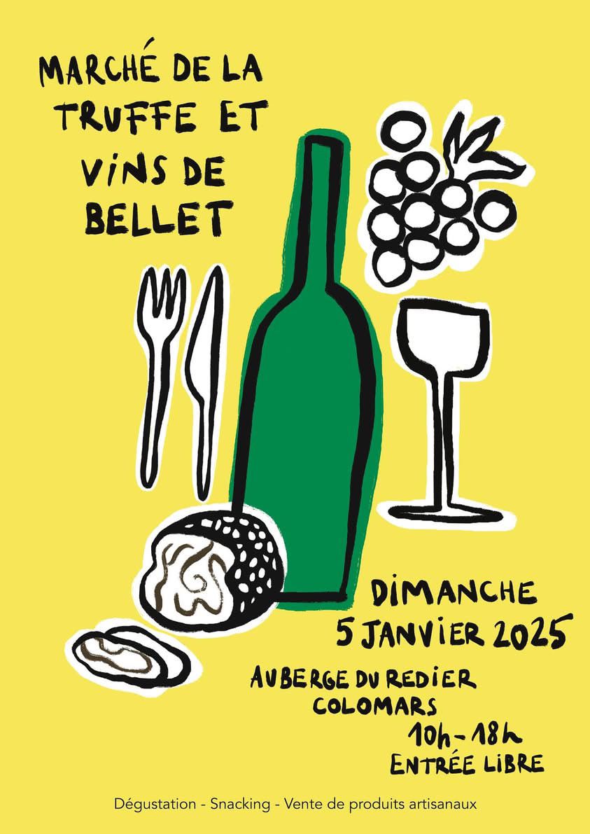 Auberge du Rédier : 3ème édition du Marché de la Truffe et des Vins de Bellet.