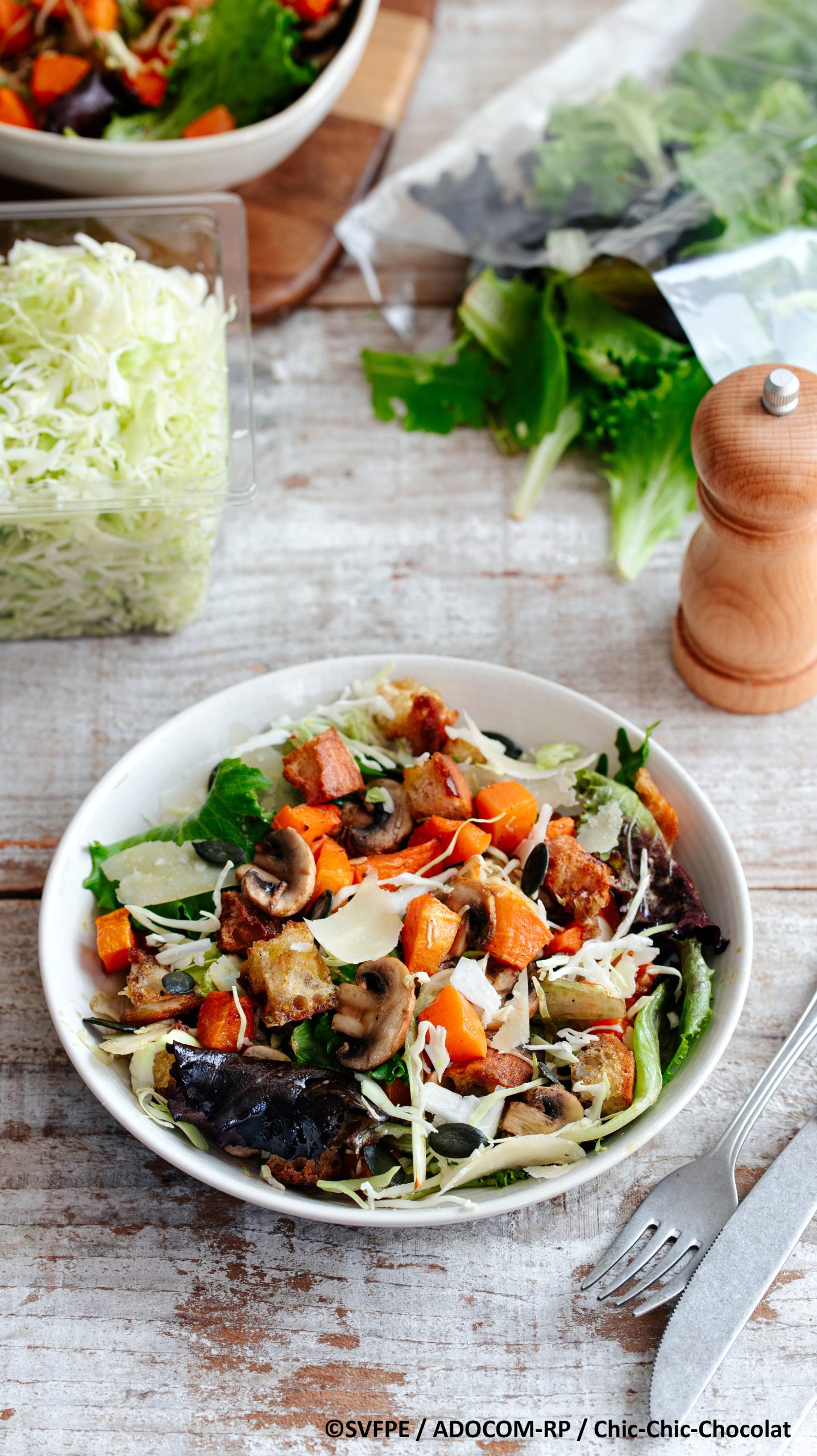 PANZANELLA D’AUTOMNE AUX LÉGUMES