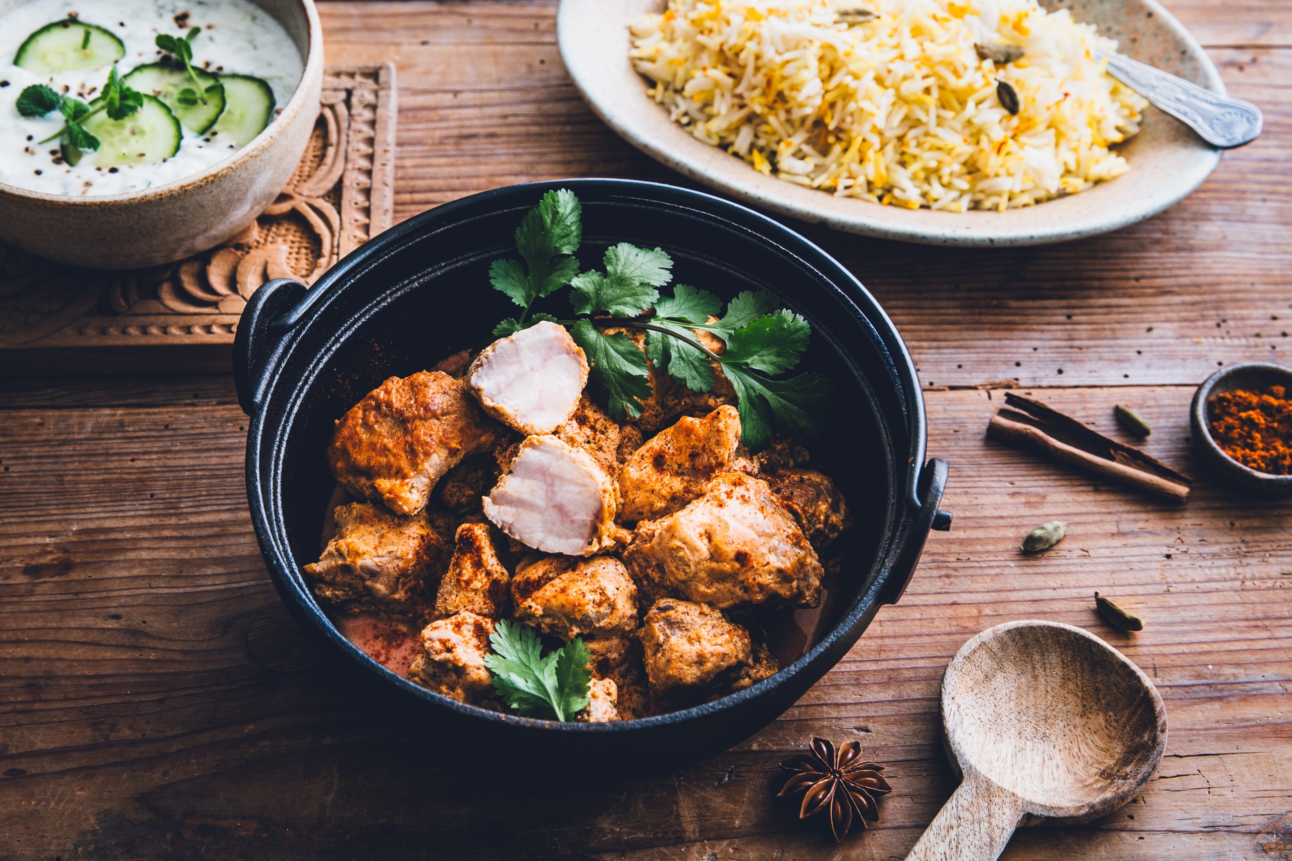 Sauté de veau tandoori