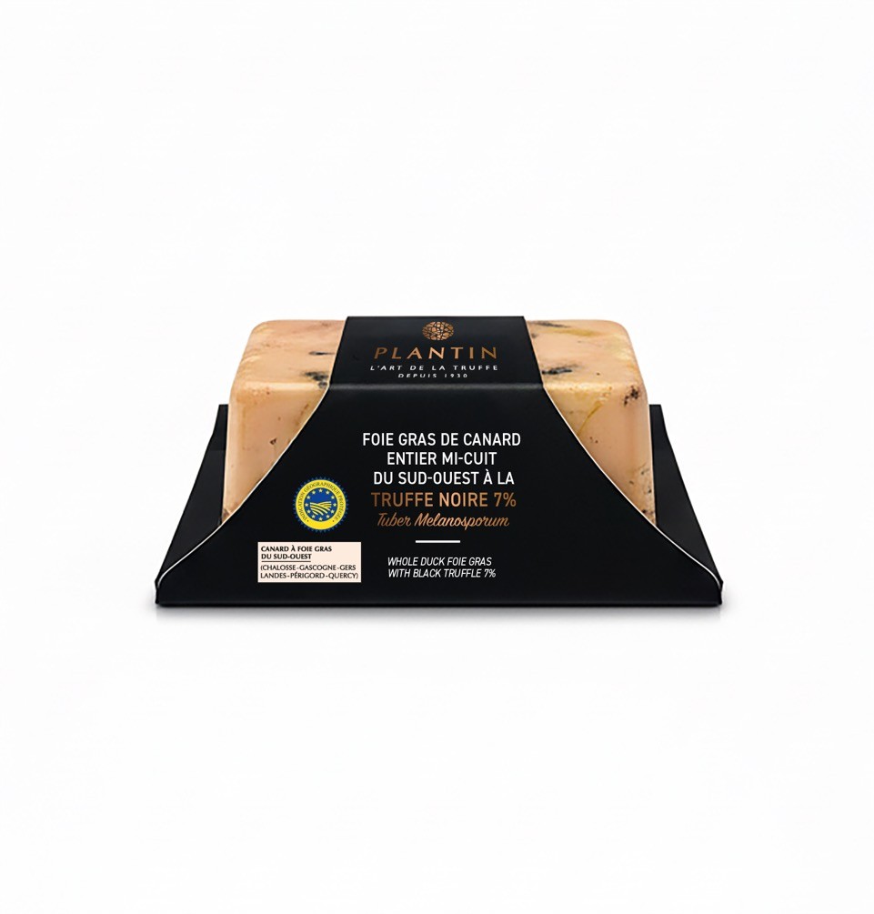 Foie gras mi-cuit à la truffe noire — Maison Plantin