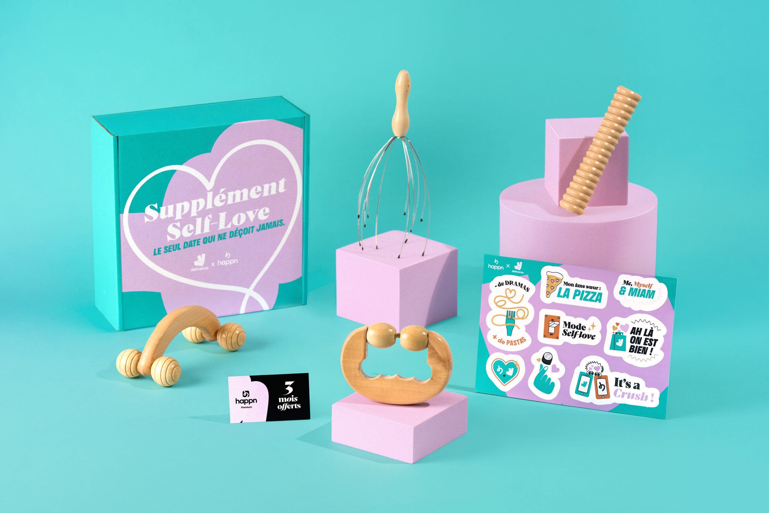 Saint-Valentin : happn et Deliveroo mettent le Self-Love au menu