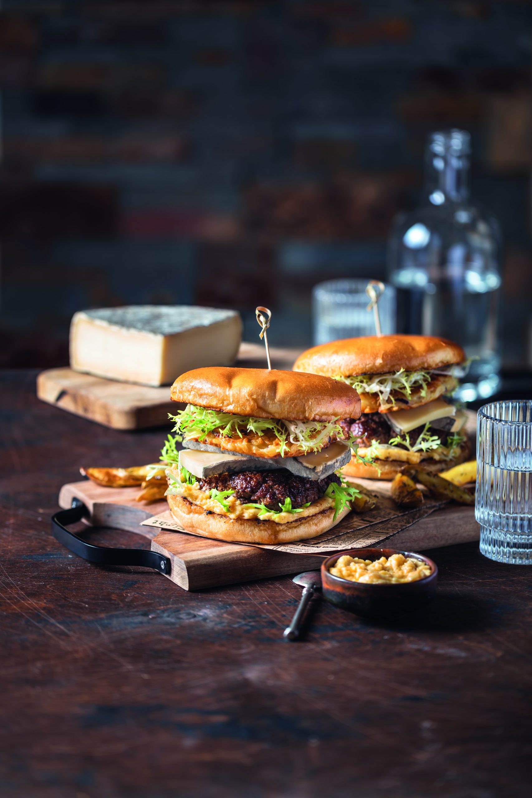Burger au Saint-Nectaire fermier