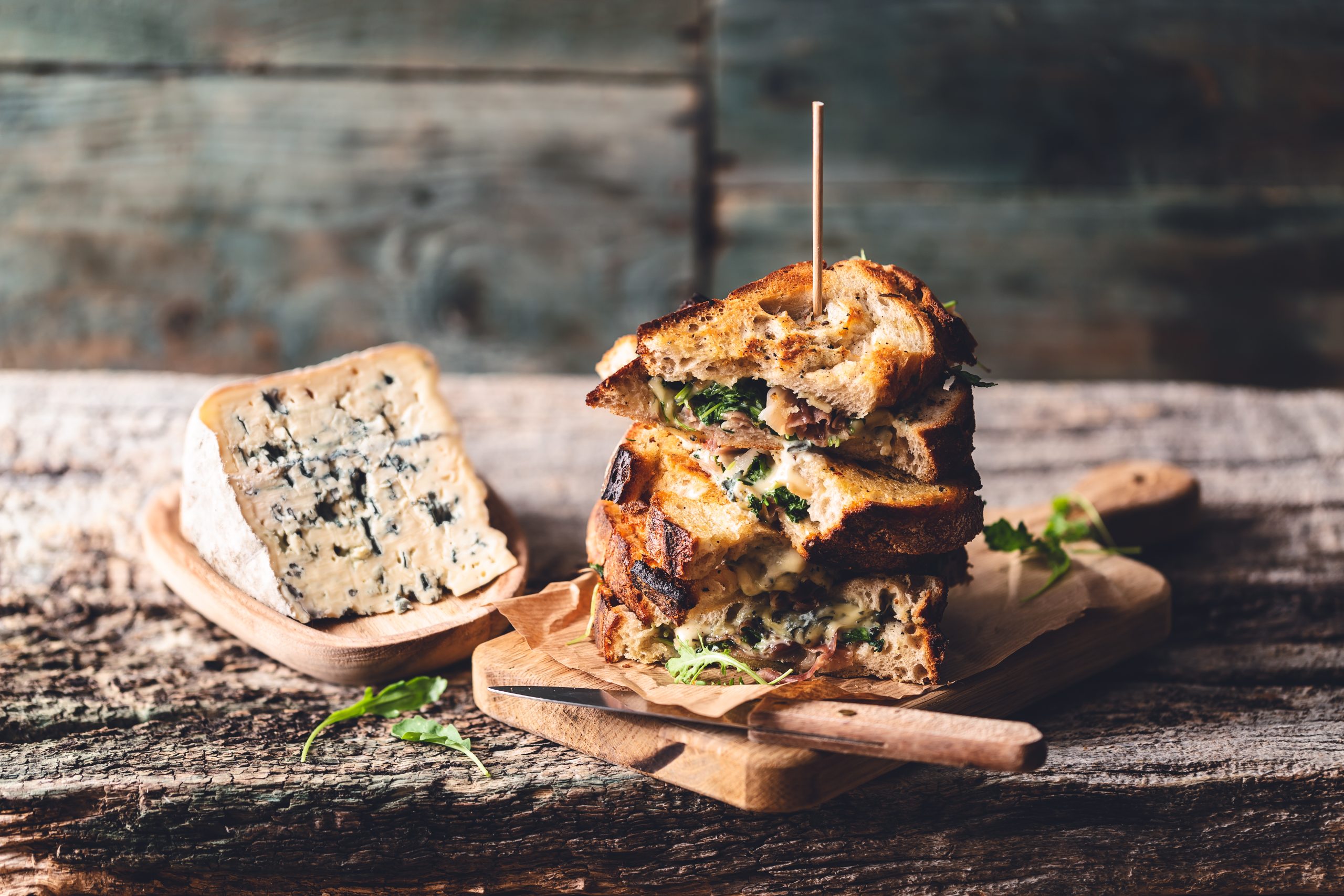 Grilled cheese Sandwich à l’AOP Bleu d’Auvergne